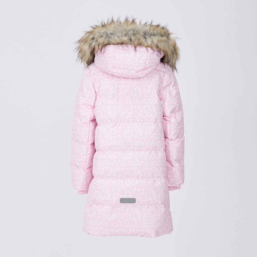 07858062-40 Зимнее пальто для девочки розовый, все фото 3