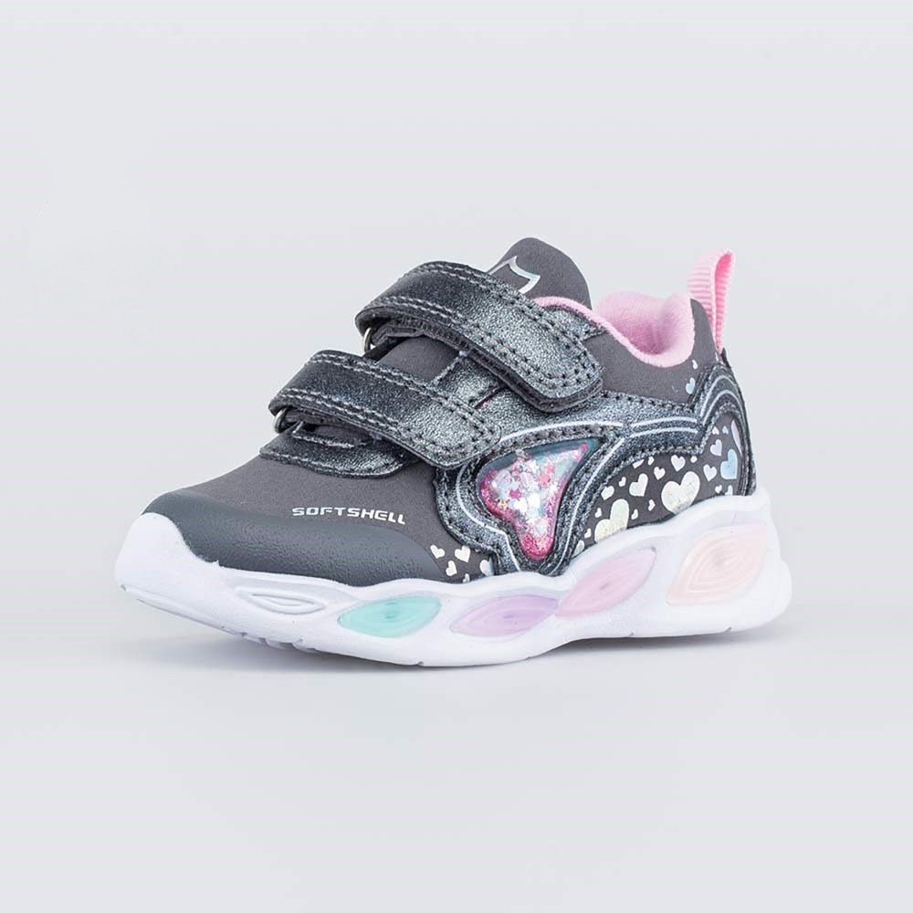 344380-73 Серые кроссовки с LED и Softshell, все фото 1