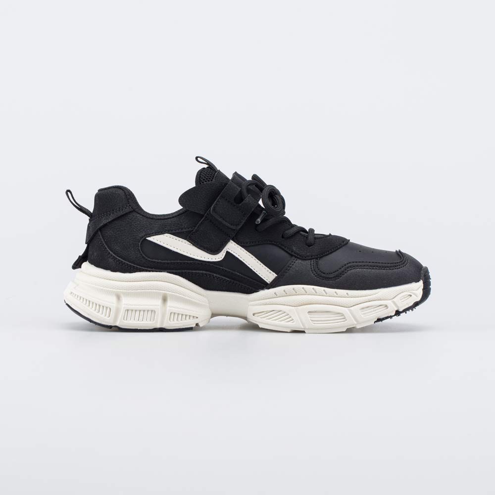 744266-71 Кожаные кроссовки для девочки-подростка черный, все фото 2