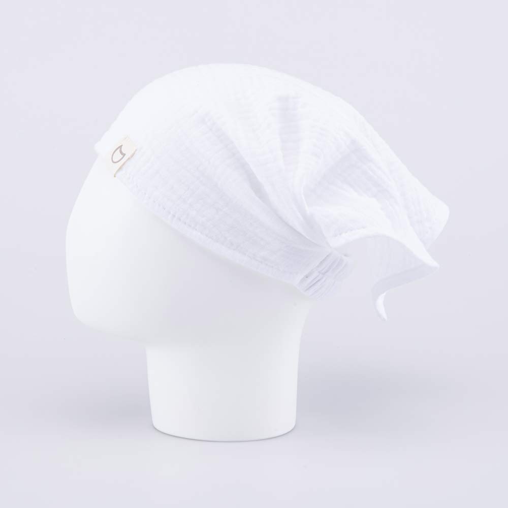 07811992-40 Белая косынка из муслина на резинке, все фото 2