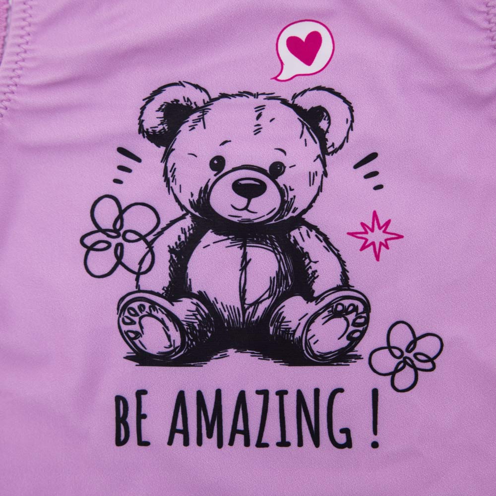 07852085-42 Купальник слитный для девочки Милый мишка, все фото 4