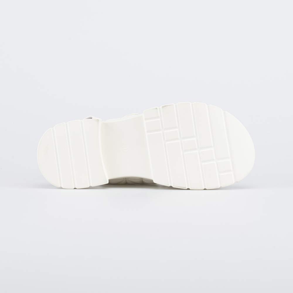 723031-22 Бежевые сандалии на липучках для девочки-подростка, все фото 3