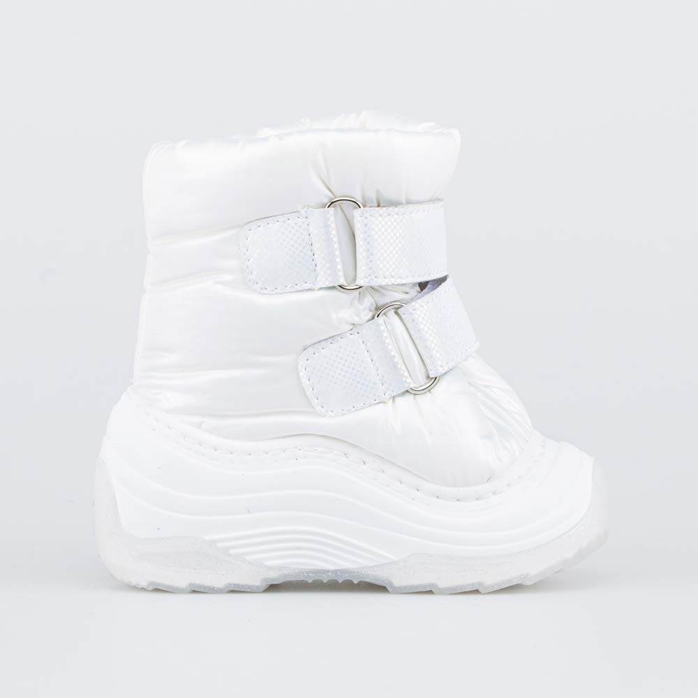 061014-43 Белые сапожки-дутики на липучках, все фото 2