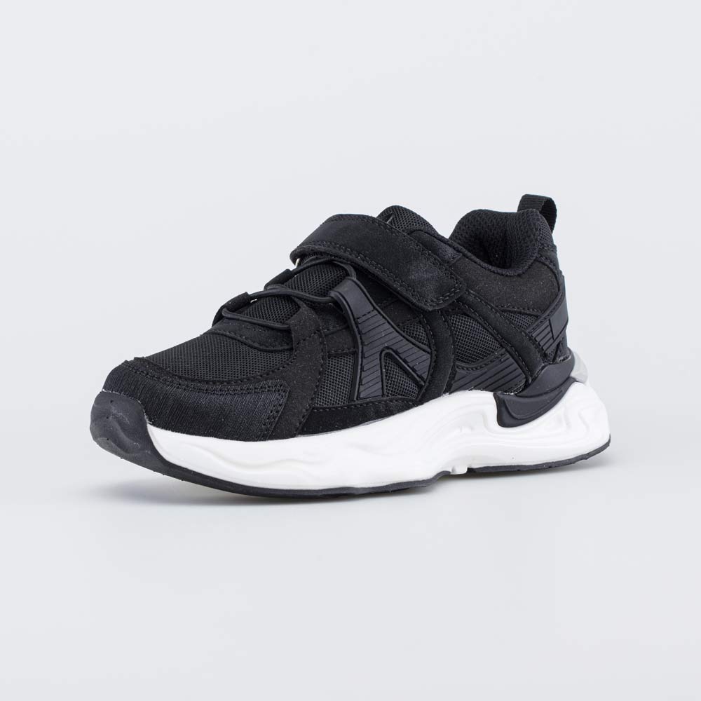 644436-12 Кроссовки для мальчика-подростка черный, все фото 1