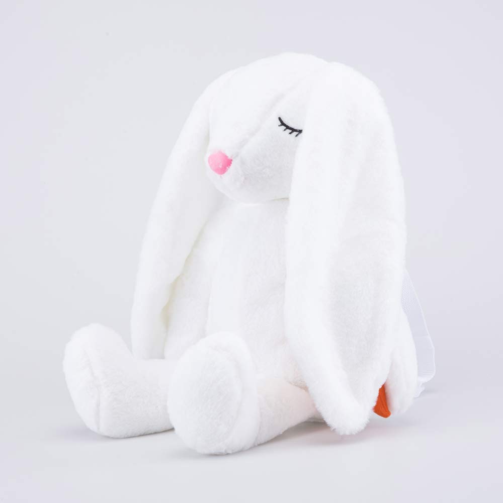 02810312-40 Плюшевый рюкзак-игрушка Белый Зайка , все фото 2