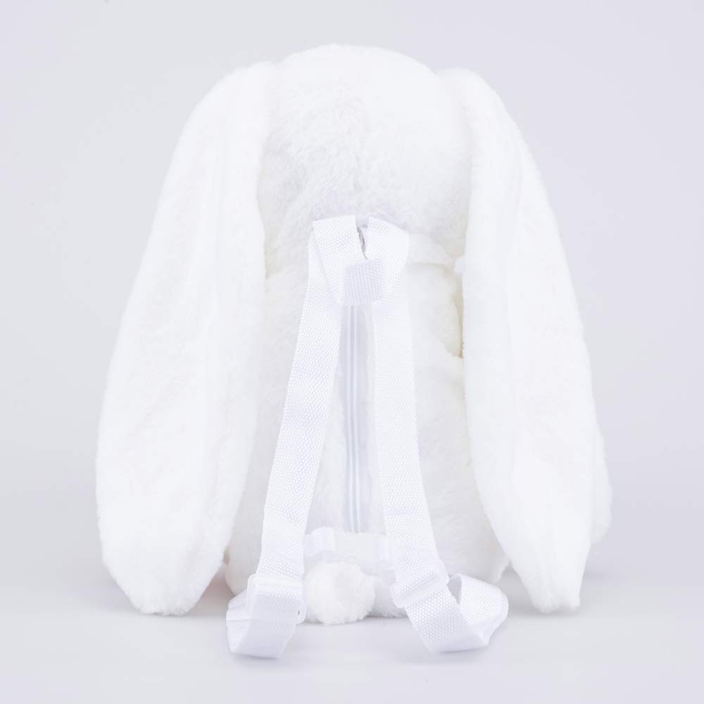 02810312-40 Плюшевый рюкзак-игрушка Белый Зайка , все фото 3