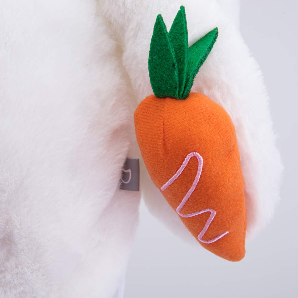 02810312-40 Плюшевый рюкзак-игрушка Белый Зайка , все фото 5