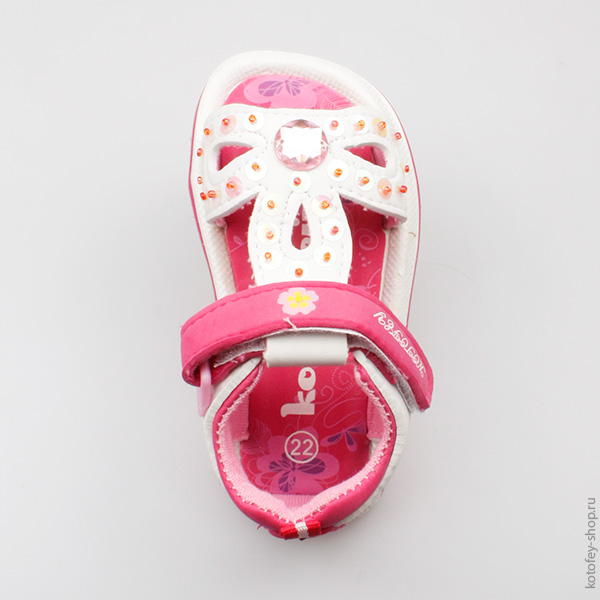 225008-11 Пляжная обувь розовый, все фото 4