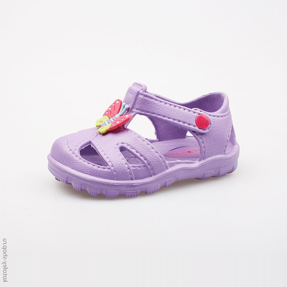 225022-01 Пляжная обувь сиреневая, все фото 1