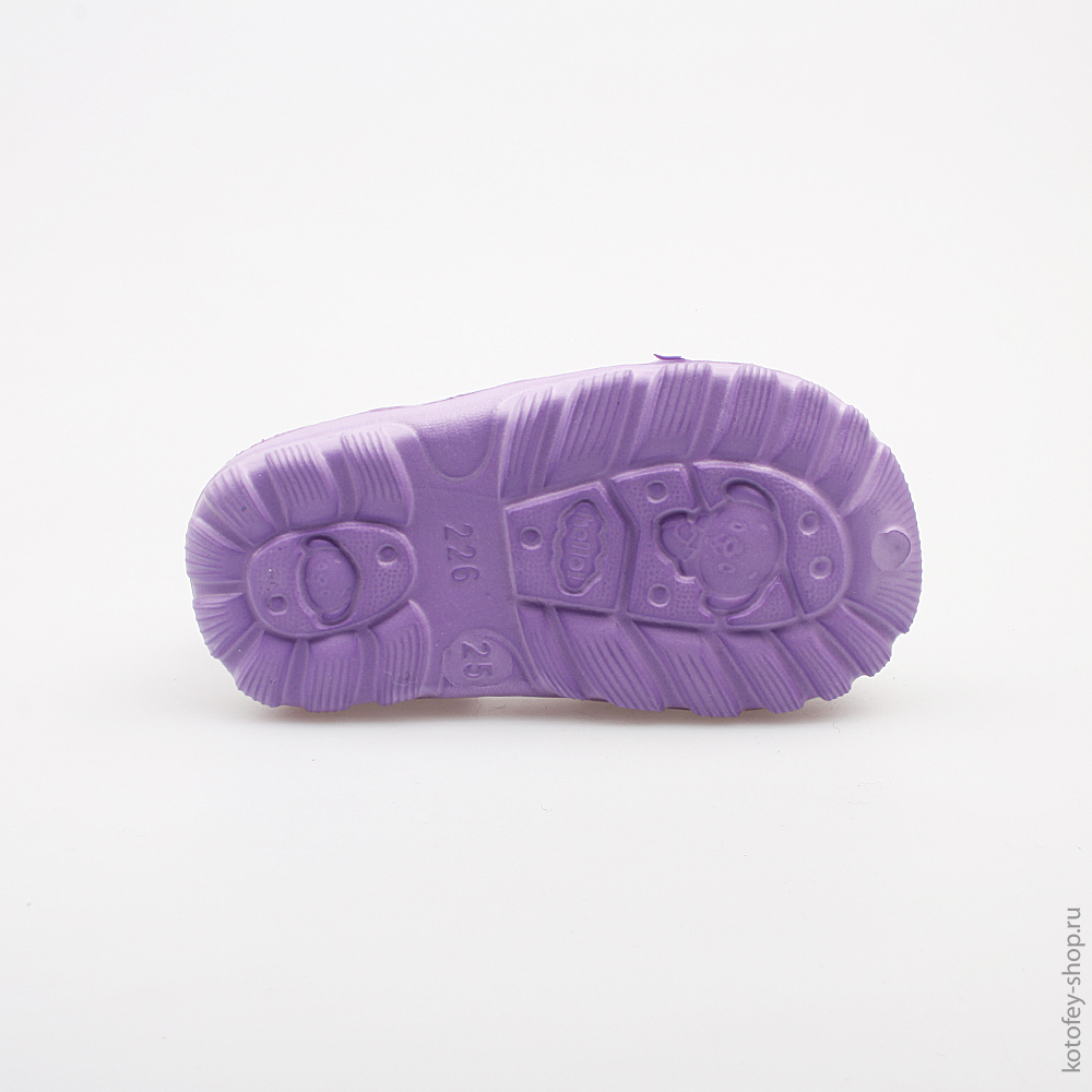 225022-01 Пляжная обувь сиреневая, все фото 3