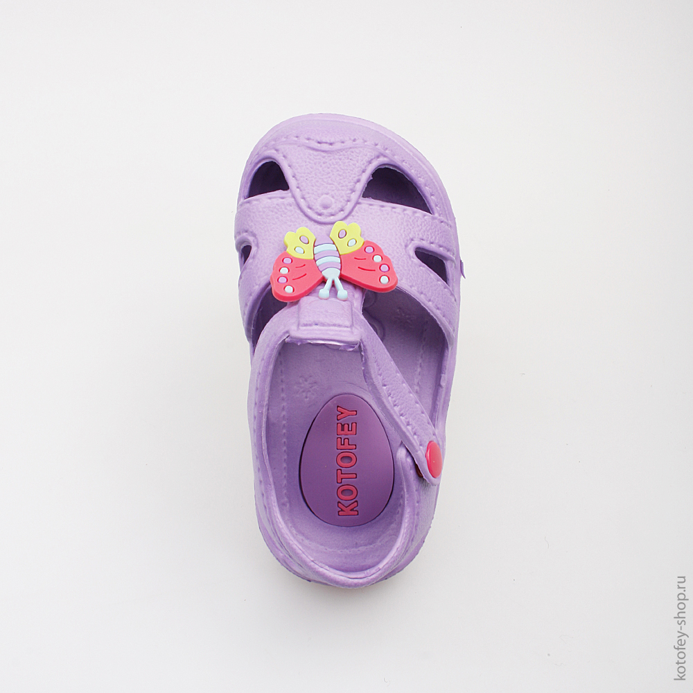 225022-01 Пляжная обувь сиреневая, все фото 4