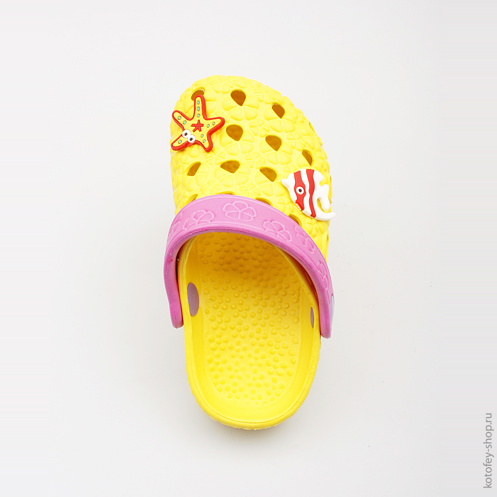 325024-01 Пляжная обувь желтая, все фото 4