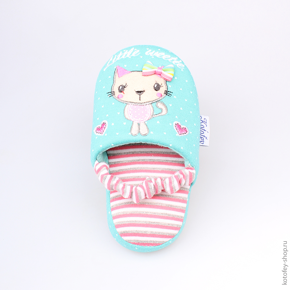 331010-11 Тапочки голубые, все фото 4