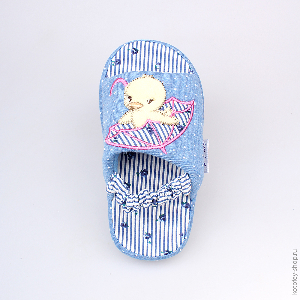 331012-11 Тапочки голубые, все фото 4