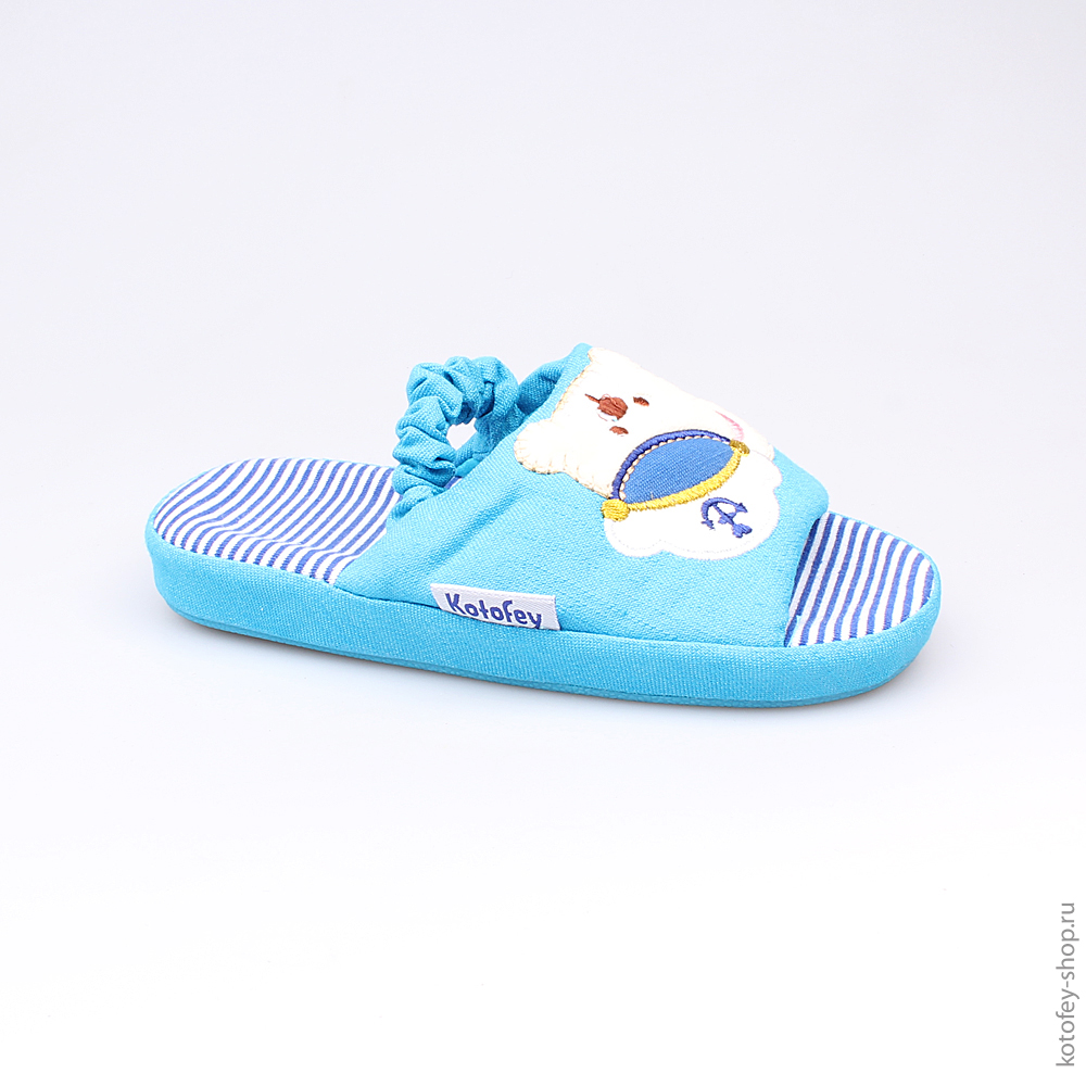 331014-11 Тапочки голубые, все фото 1