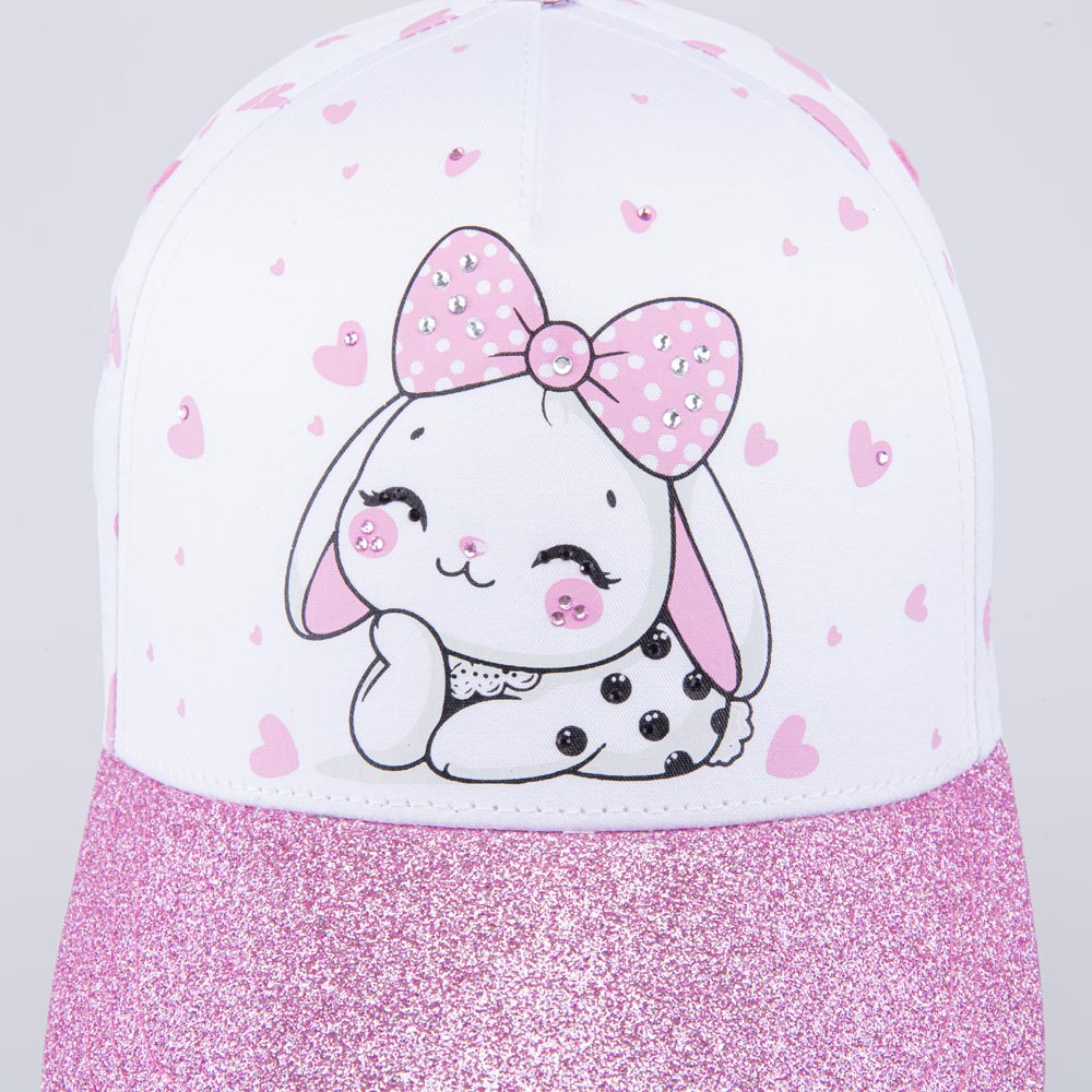 07809089-40 Кепка-бейсболка для девочки Зайка, все фото 5