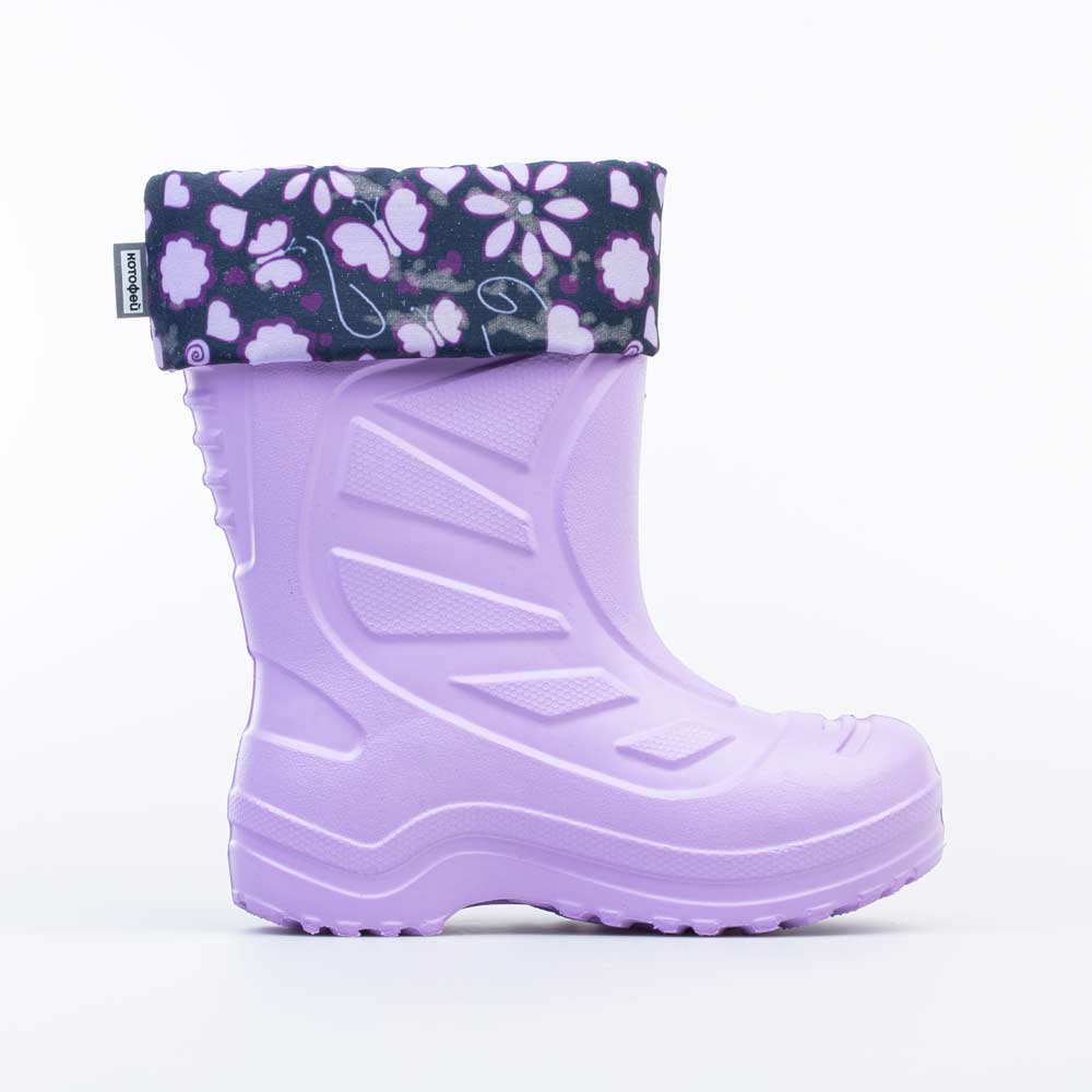 365145-12 Сапоги из ЭВА утепленные Цветочки, все фото 2