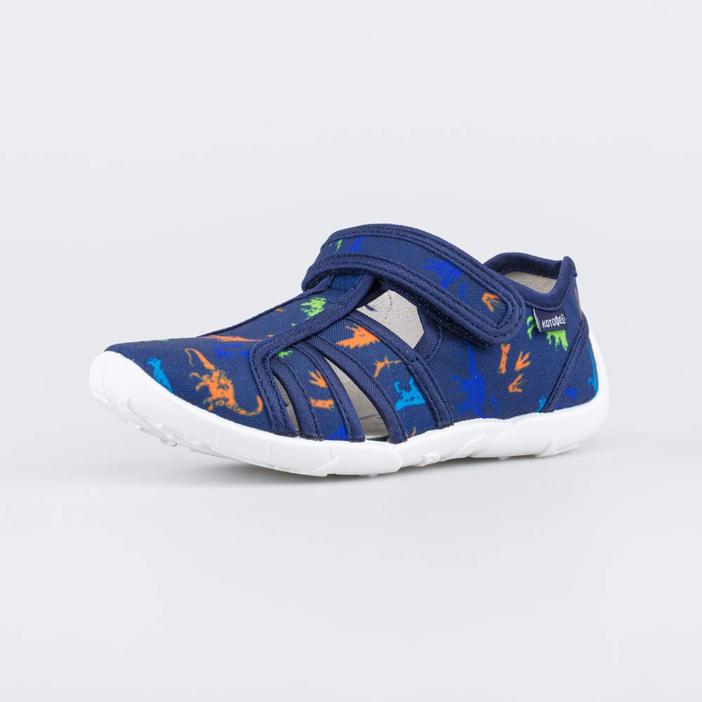 421109-11 Хлопковые сандалии Динозаврики, все фото 1