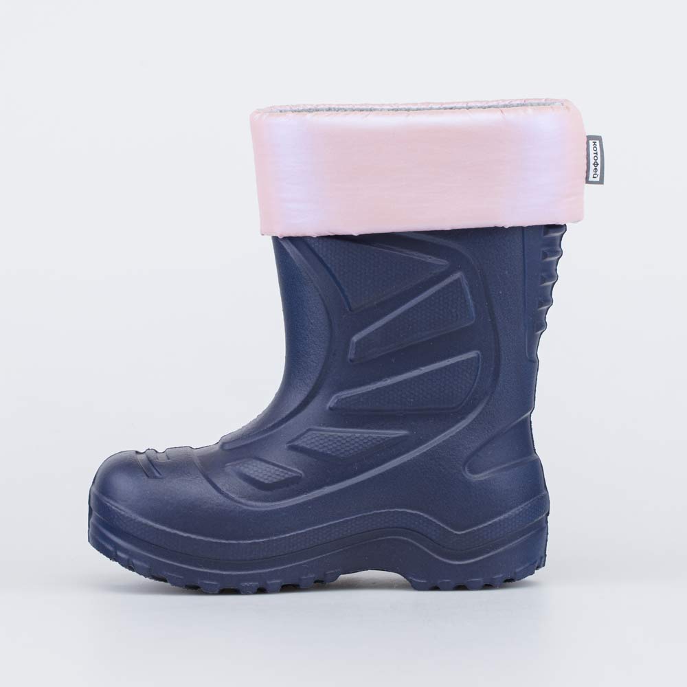 565126-15 Сапожки из ЭВА утепленные синий+перламутр, все фото 2