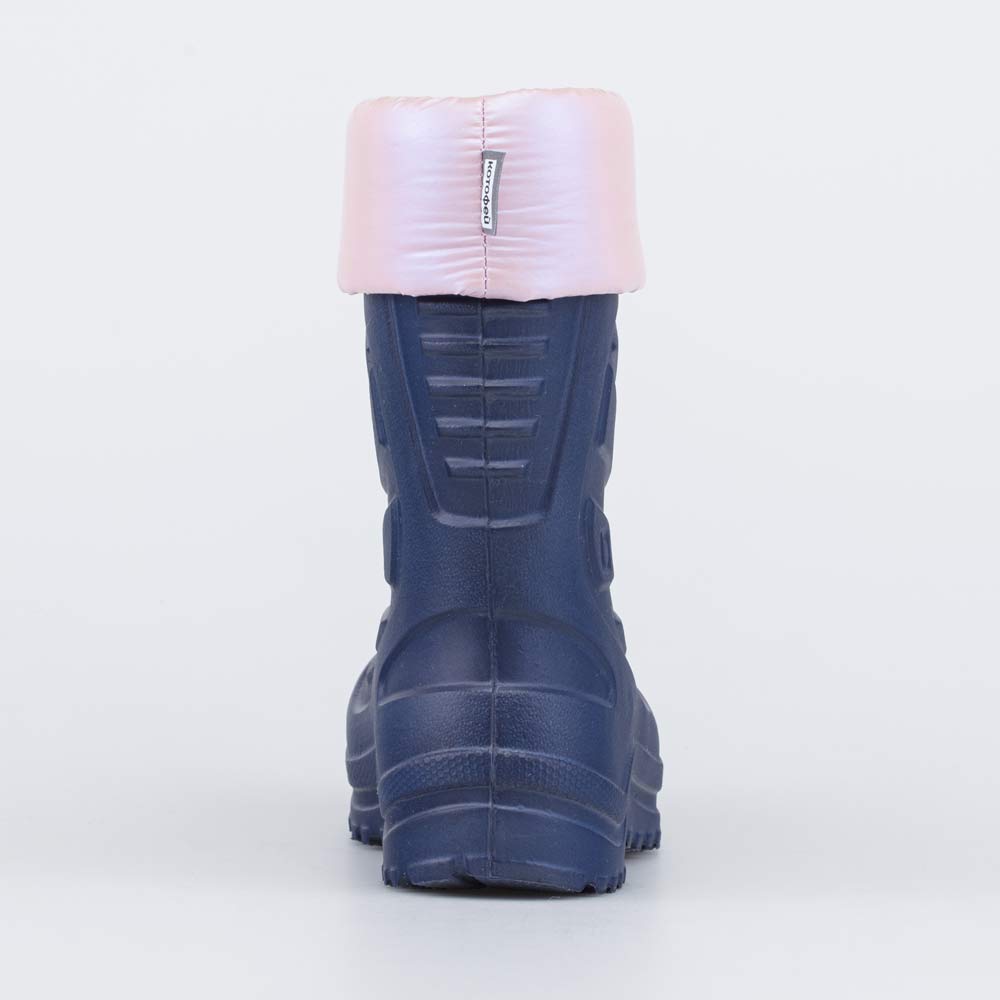 565126-15 Сапожки из ЭВА утепленные синий+перламутр, все фото 5