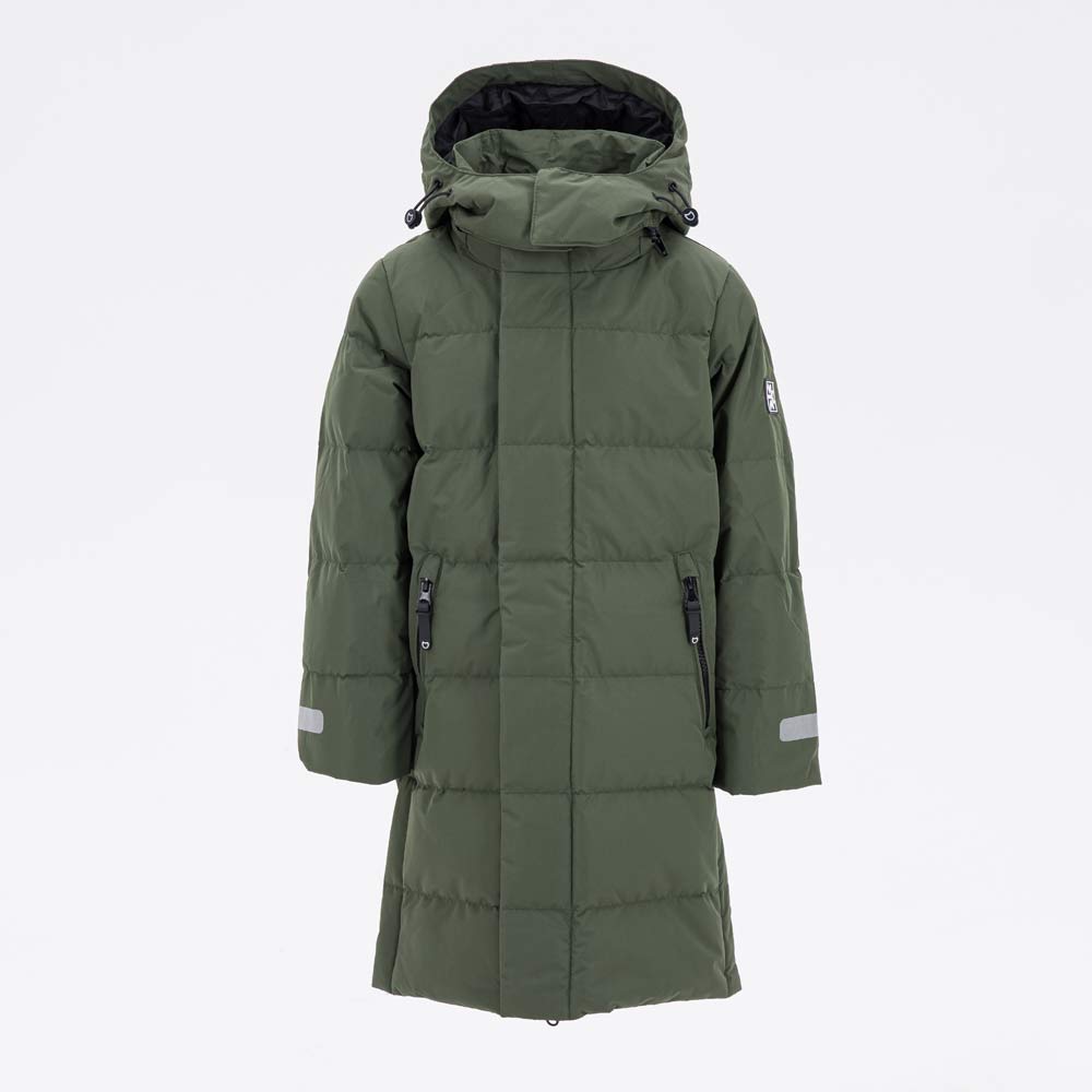 07757049-41 Пальто-пуховик оливковый, все фото 1