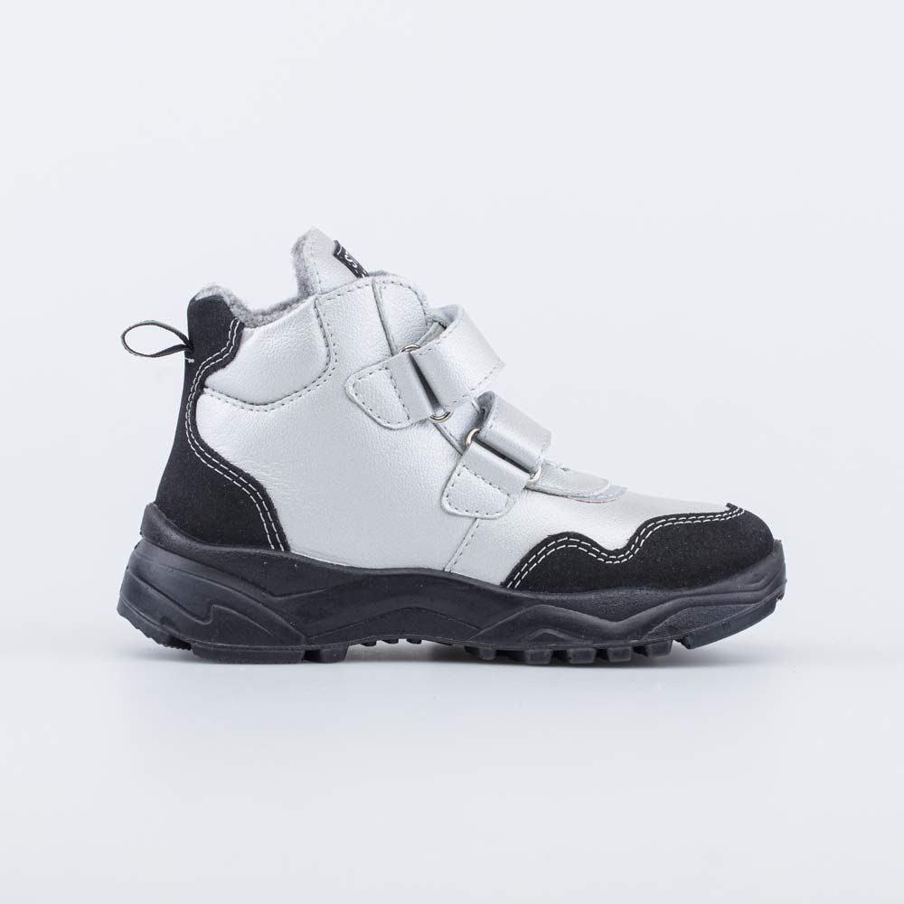 152316-36 Демисезонные ботинки на липучках STYLE серебристые, все фото 2