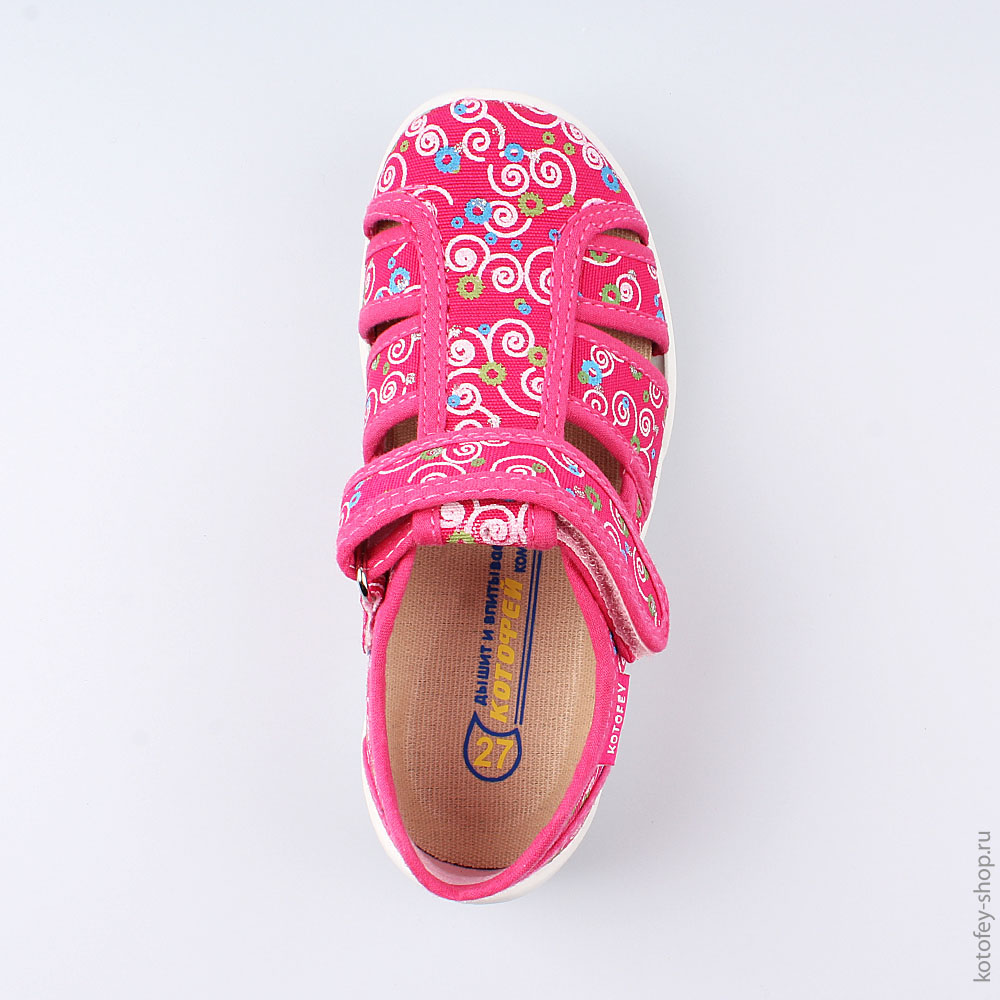 421004-19 Босоножки текстильные, все фото 4