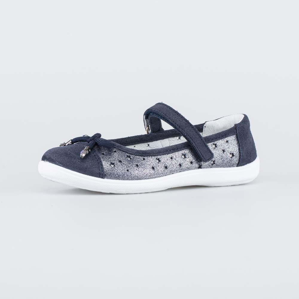 532233-27 Синие туфли-балетки Звездное небо, все фото 1