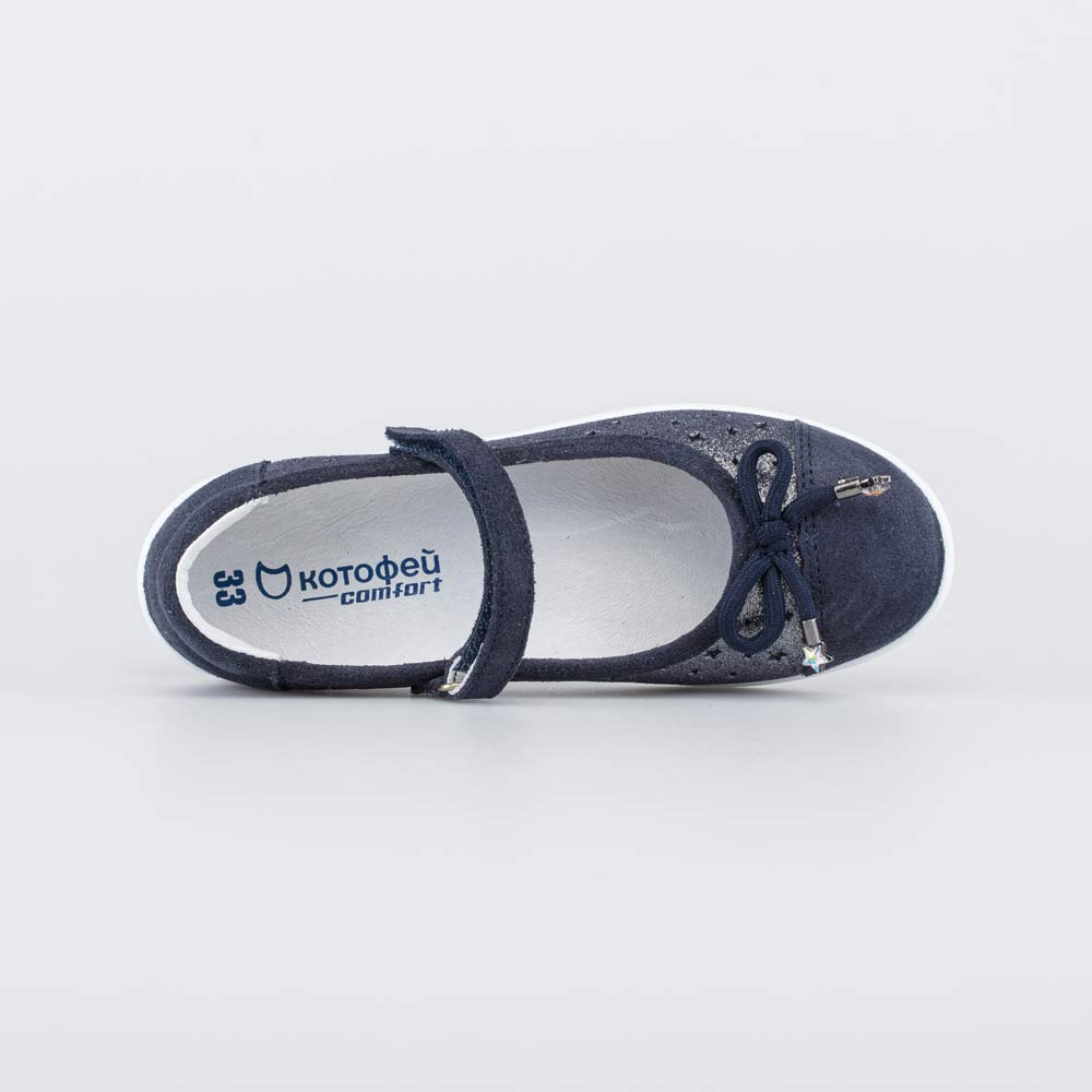 532233-27 Синие туфли-балетки Звездное небо, все фото 4