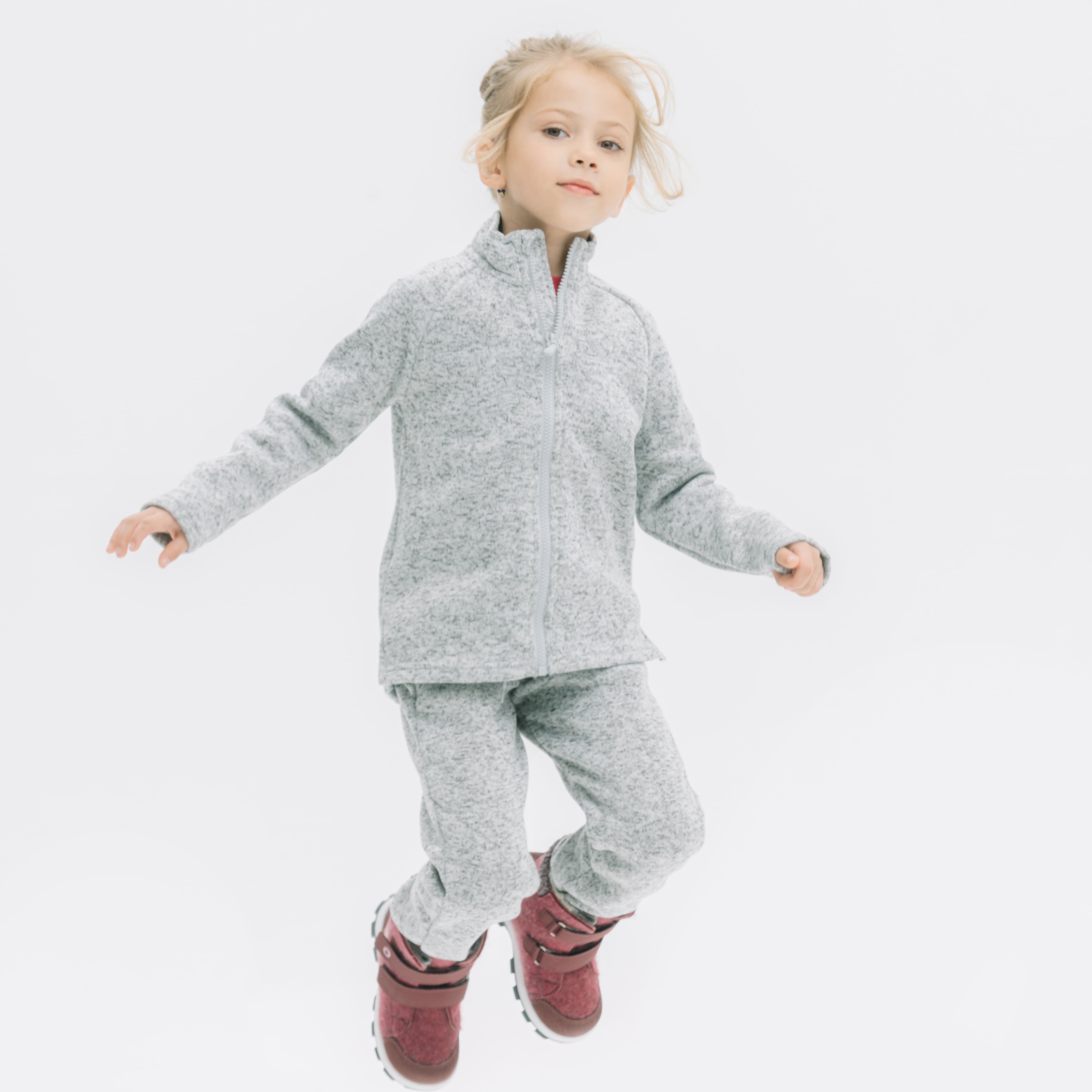 07757002-40 Флисовая кофта детская серый, все фото 8