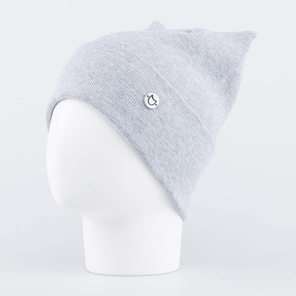 07711684-40 Шапка детская двухслойная серый, все фото 1