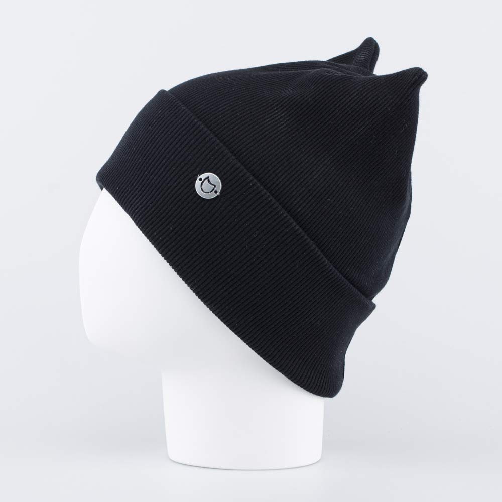 07711685-40 Шапка детская двухслойная черный, все фото 2