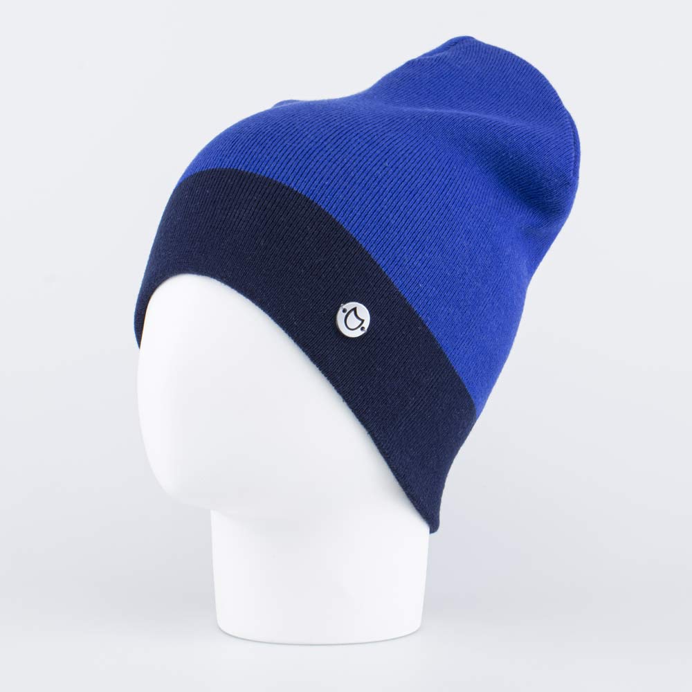 07711689-40 Шапка детская двухслойная синий, все фото 1