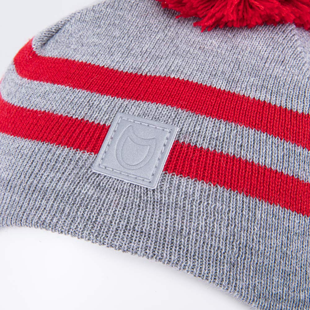 07711574-40 Детская шапка-шлем серый, все фото 3