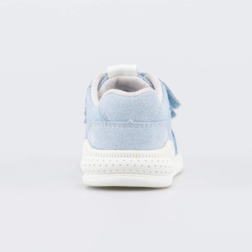 044011-12 Голубые текстильные кроссовки , все фото 5