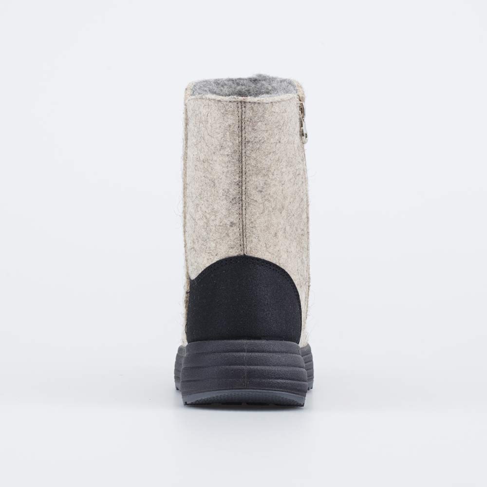 667047-41 Валенки-полусапожки Стикер бежевый, все фото 5