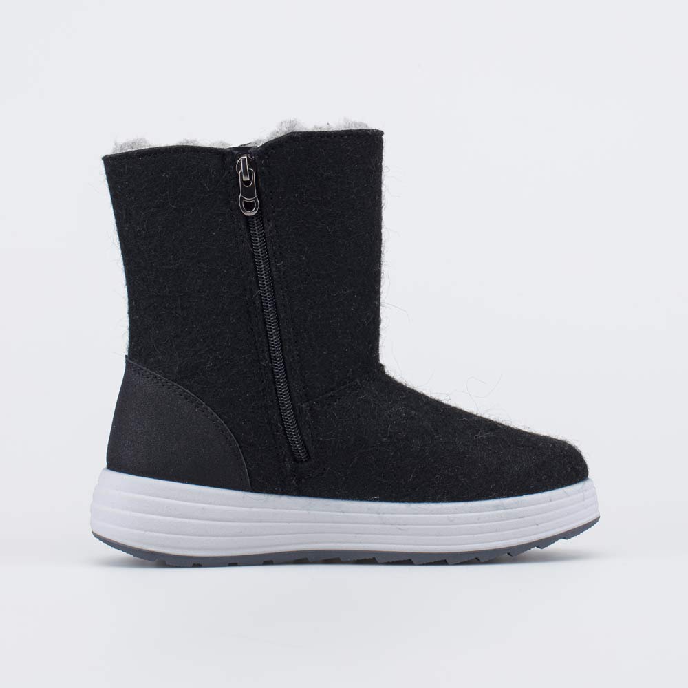 667047-42 Валенки-полусапожки Стикер черный, все фото 2