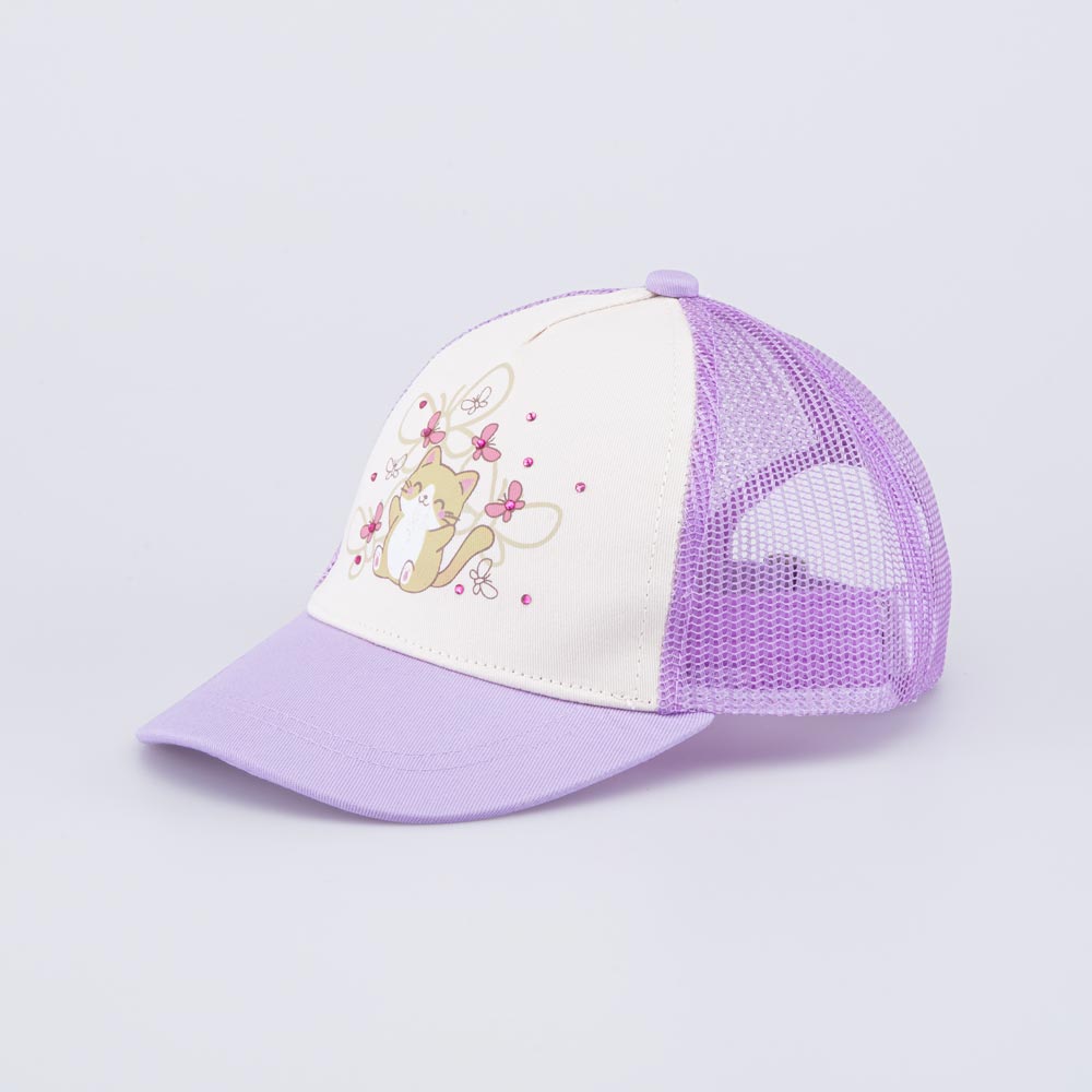 07809101-40 Кепка-бейсболка с сеточкой Котенок, все фото 1