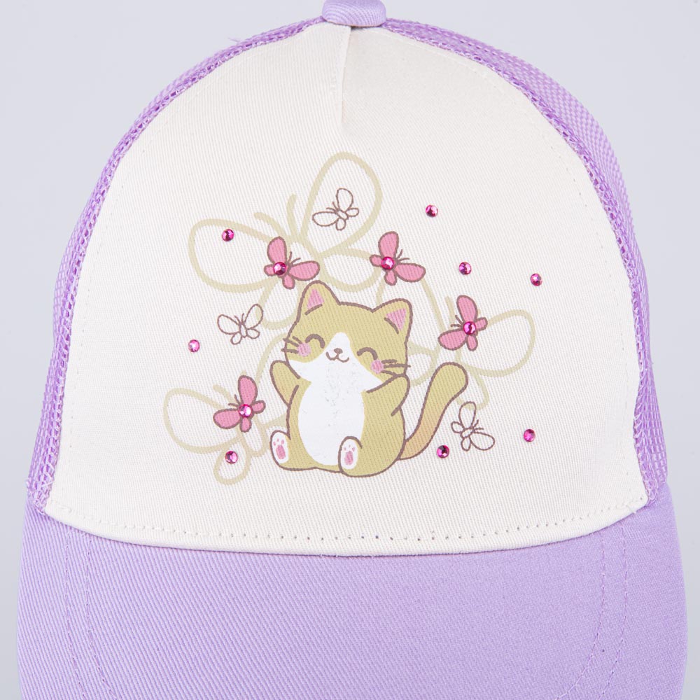 07809101-40 Кепка-бейсболка с сеточкой Котенок, все фото 5