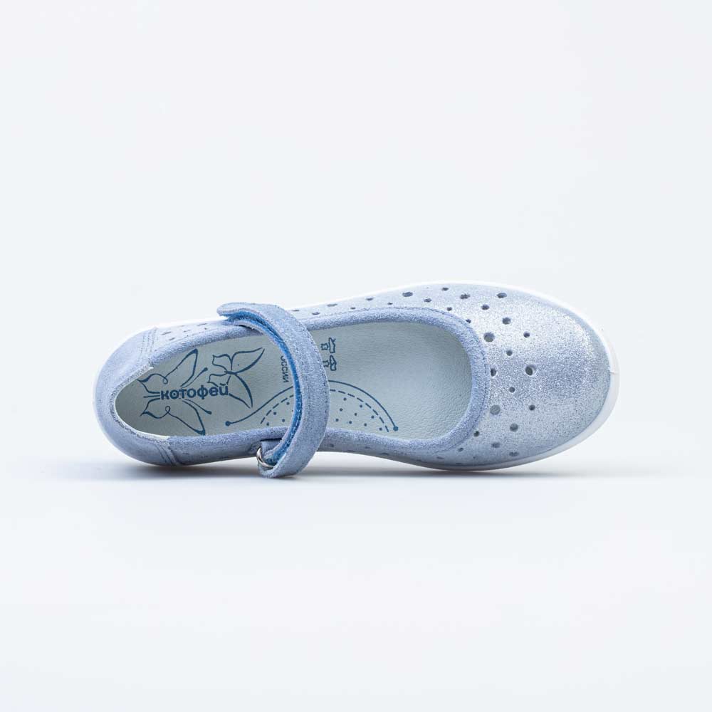 532234-24 Туфли-балетки для девочки кожаные, все фото 4