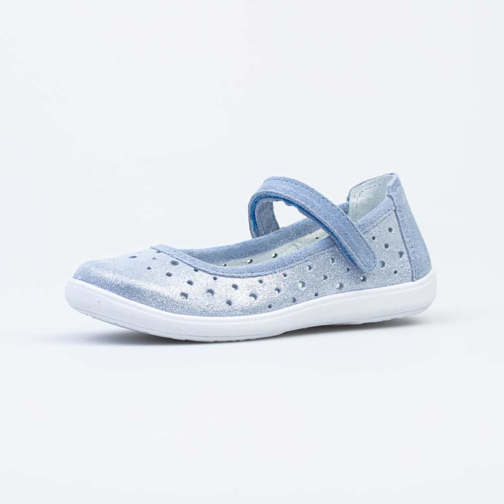 532234-24 Туфли-балетки для девочки кожаные, все фото 1