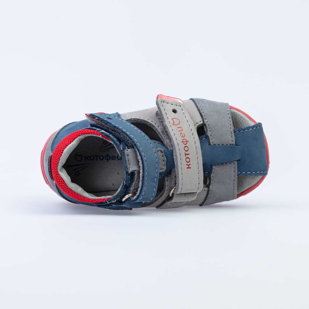 122159-22 Сандалии из натурального нубука для мальчика, все фото 4