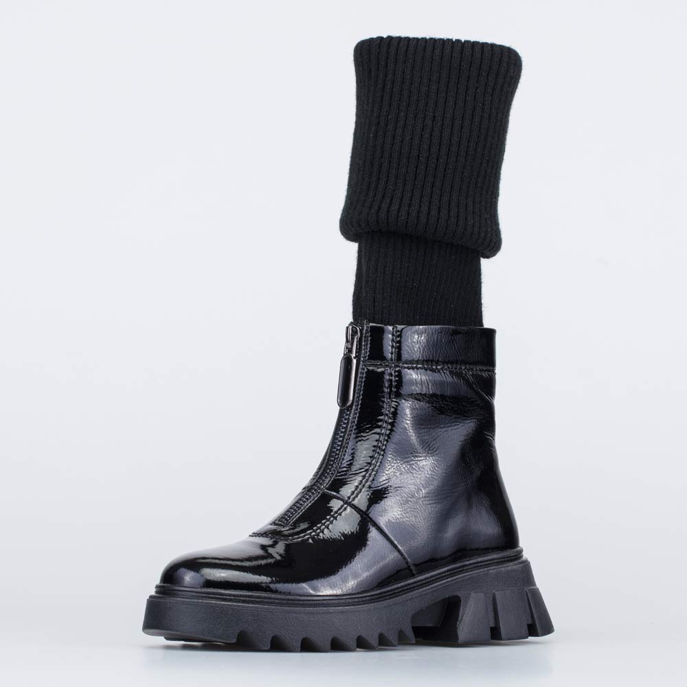 664138-31 Демисезонные сапоги с вязаным чулком, все фото 1