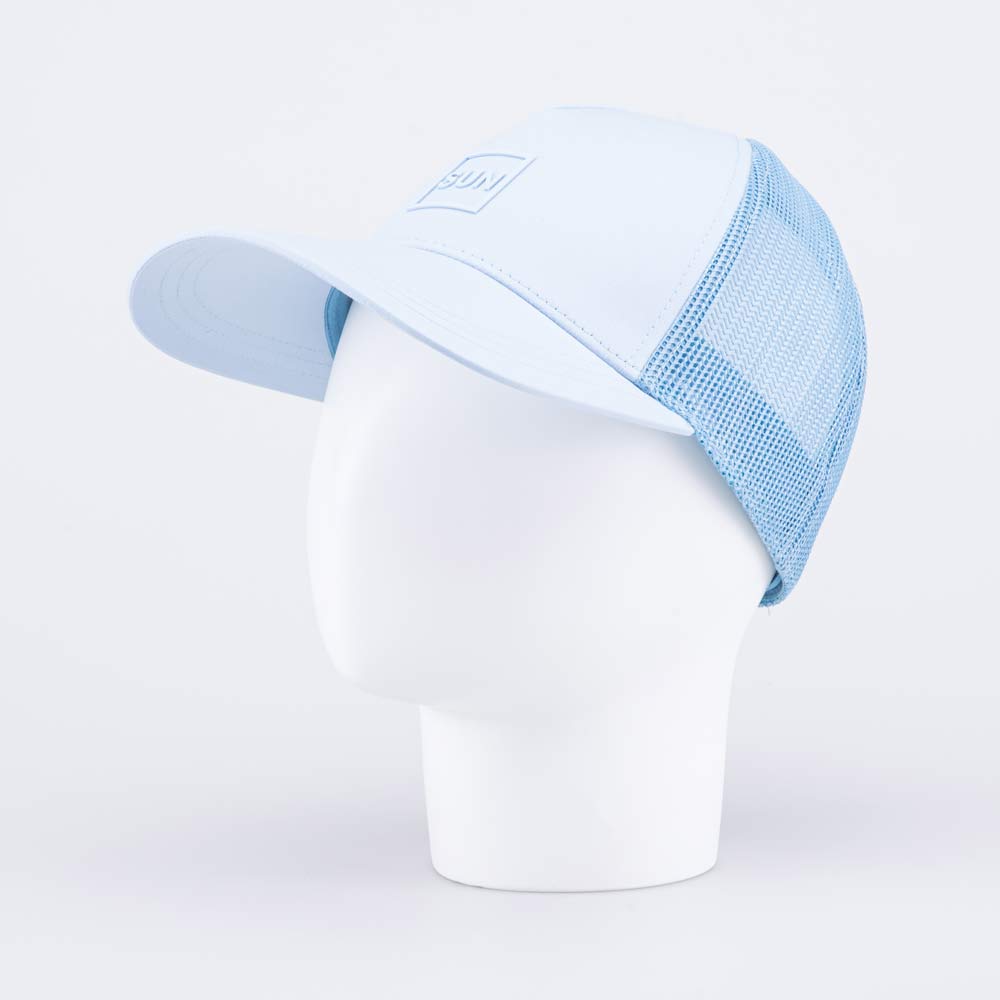 07809048-40 Кепка-бейсболка с сеткой голубой, все фото 1