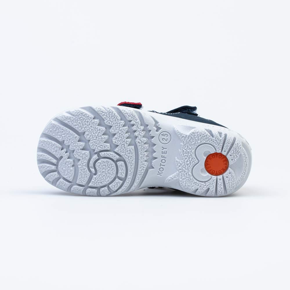 322135-24 Кожаные сандалии синий-красный, все фото 3