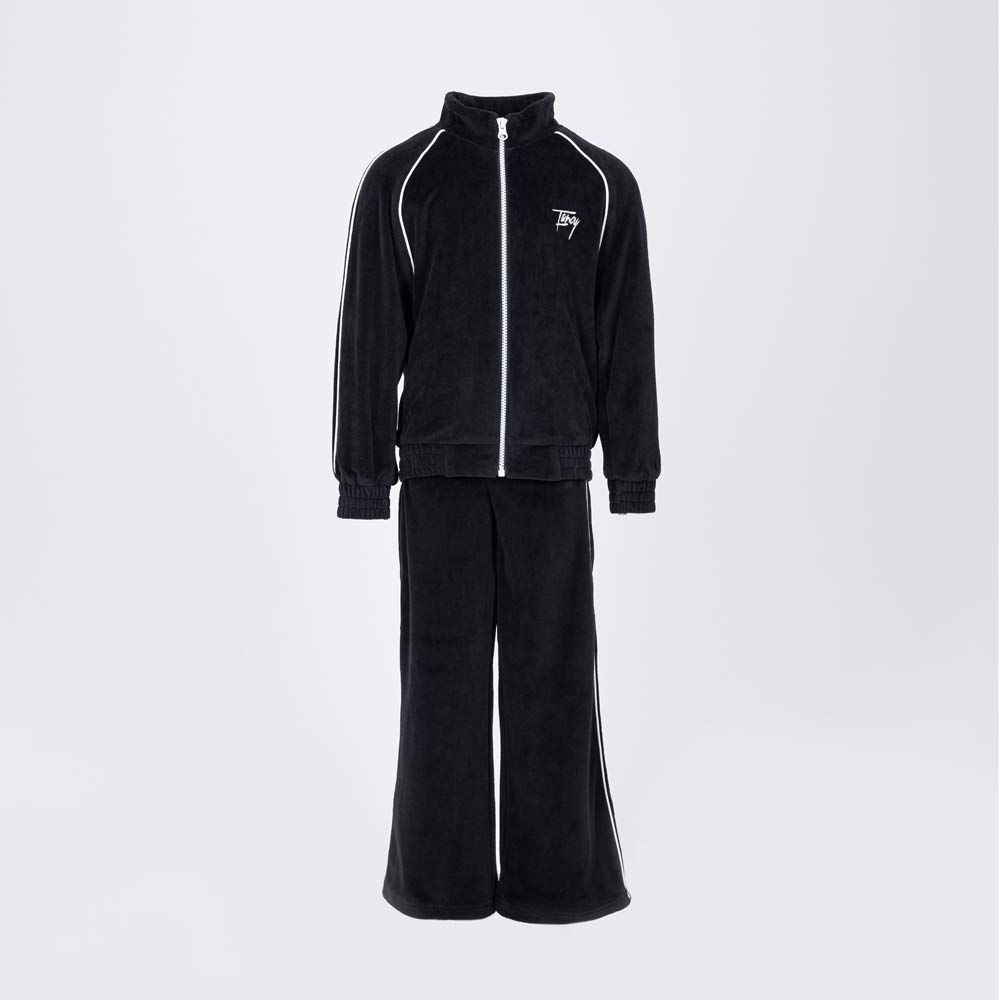 07864081-41 Комплект одежды для девочек (жакет,брюки), черный, все фото 1