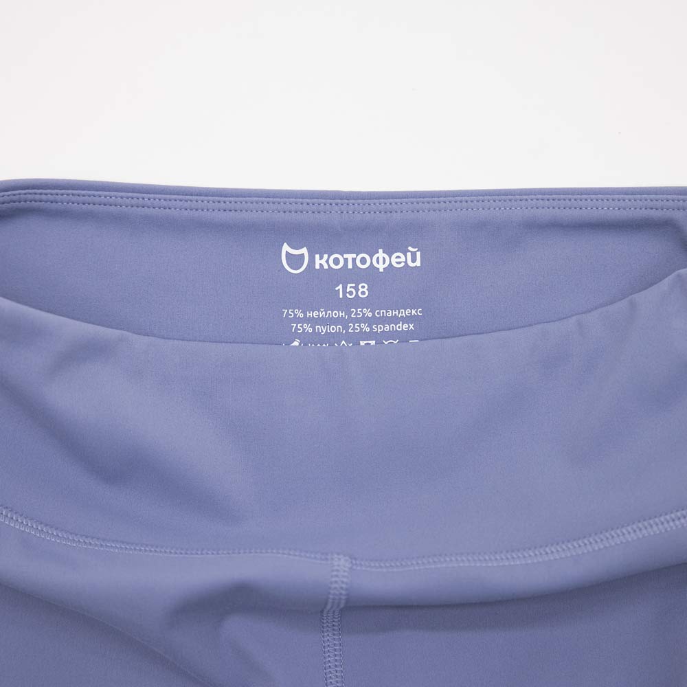 07862117-40 Шорты-велосипедки для девочки голубой, все фото 3