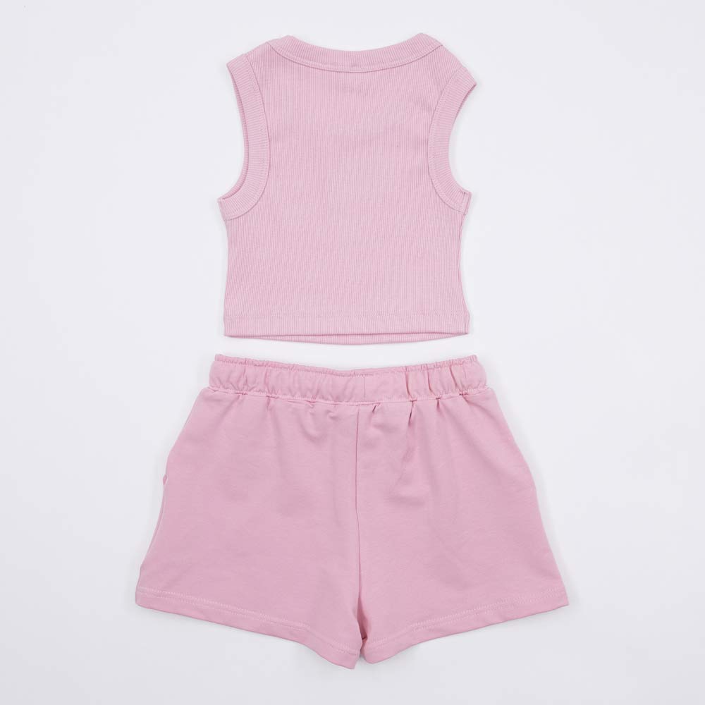 07864076-41 Костюм шорты + топ для девочки розовый, все фото 2