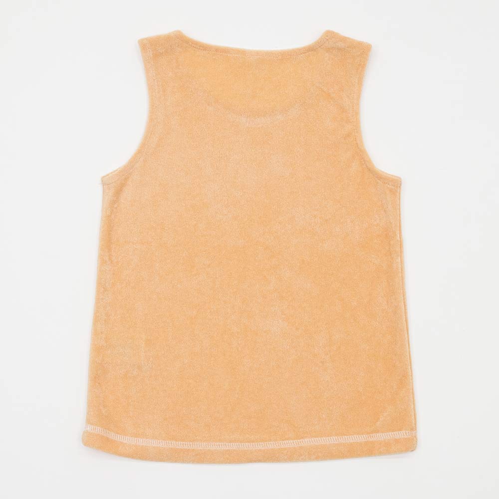 07864086-40 Махровая майка для девочки Неженка персиковый, все фото 2