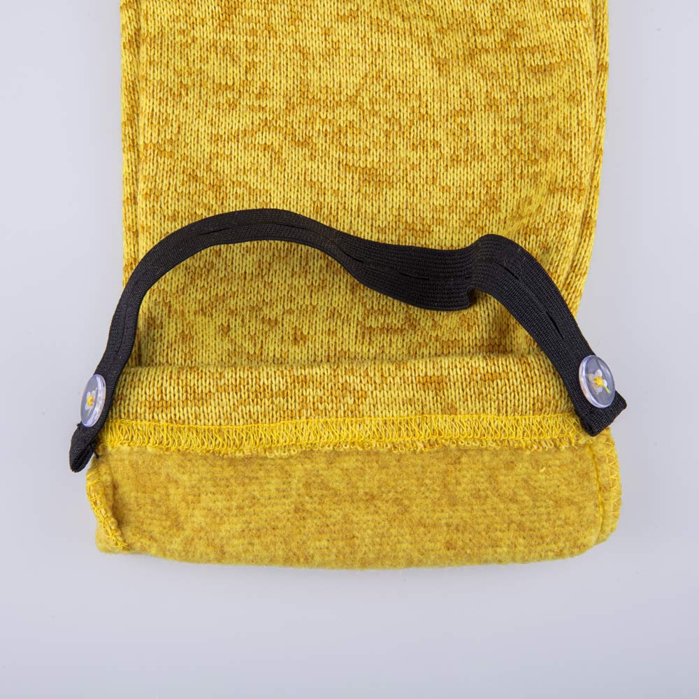 07759008-40 Флисовые брюки детские горчичный, все фото 5